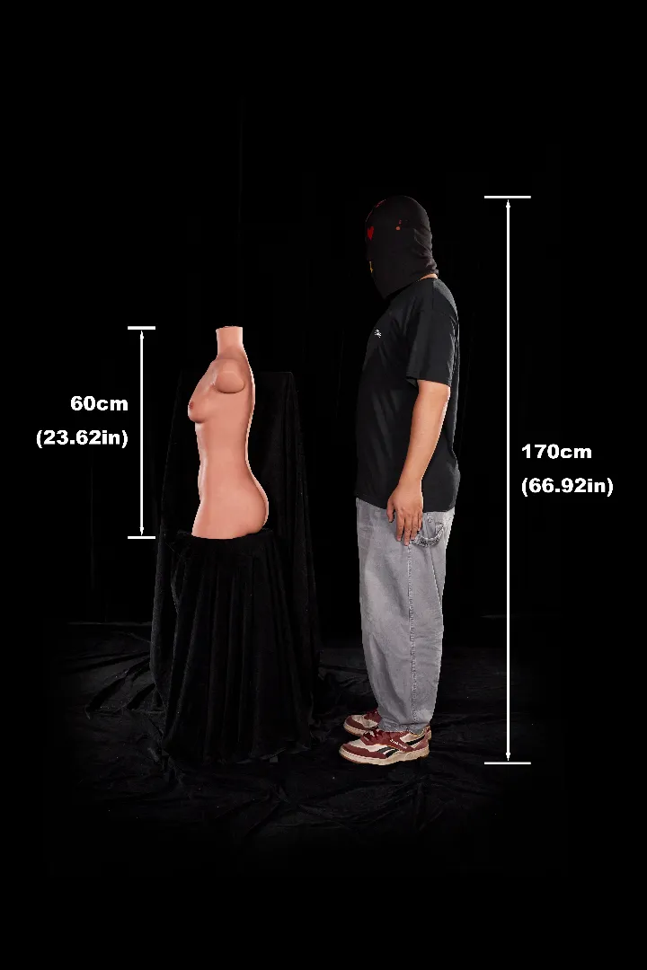 Torso Patung Seks Silikon Climax 60cm